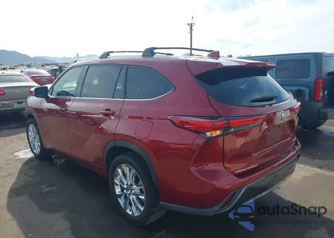 2020 Toyota Highlander Hybrid Limited from USA, damaged, VIN 5TDYARAH4LS001047